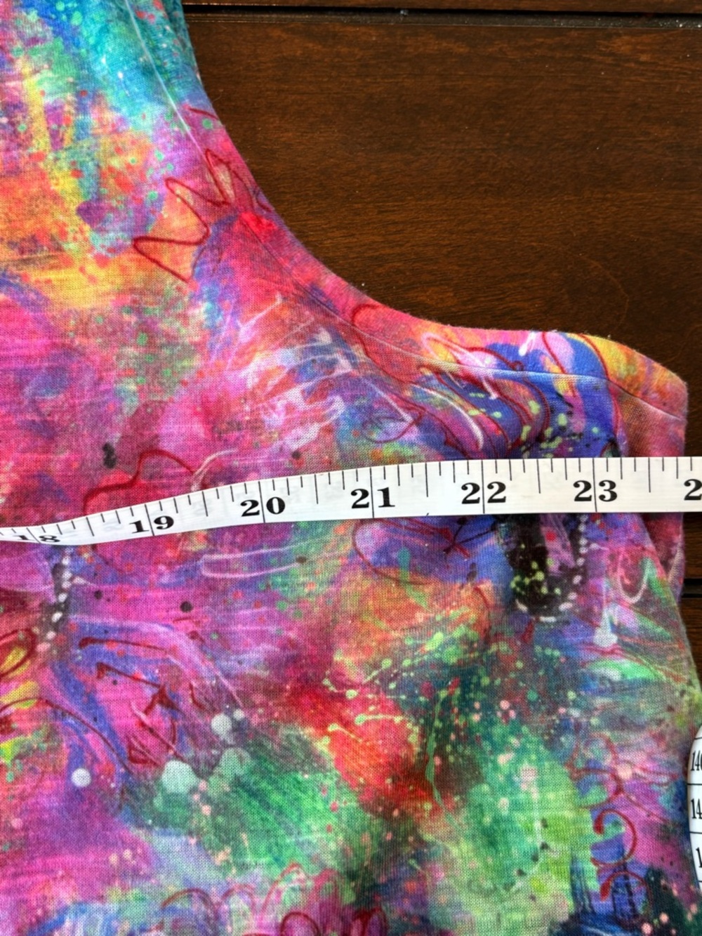 Leoma Lovegrove Seahorse Rhinestone Tank XXL Colorful Art Print Keyhole Back - Picture 5 of 11